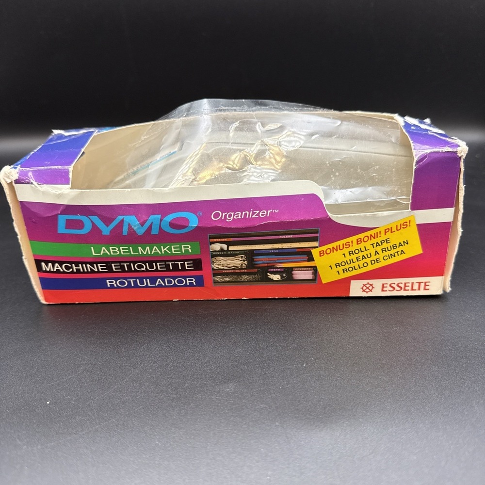 DYMO ORGANIZER LABELMAKER 1610 1610-03 VTG 1996 No‎ Tape